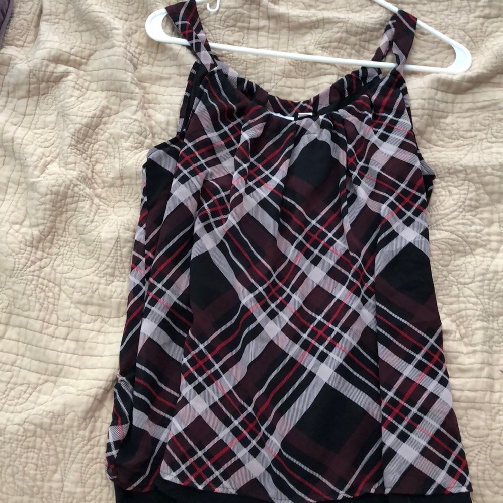 NY and C plaid shirt